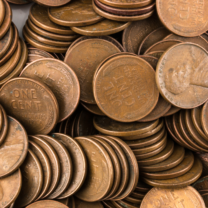 Group of 864 Lincoln Wheat Cents