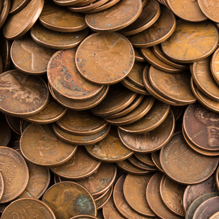 Group of 864 Lincoln Wheat Cents