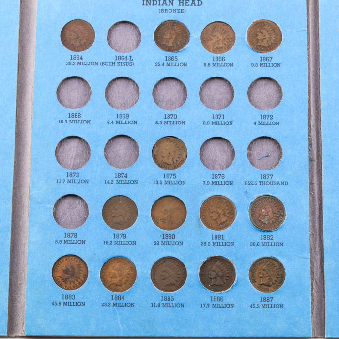 Whitman Binder of Indian Head Pennies