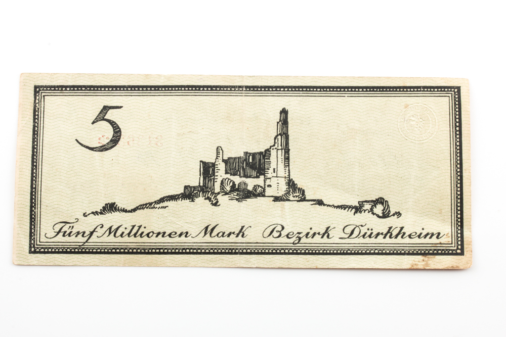 Five Vintage German Banknotes