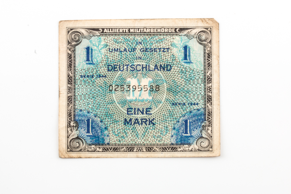 Five Vintage German Banknotes