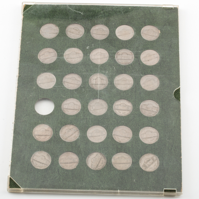Set of Twenty-Nine Vintage Jefferson Nickels