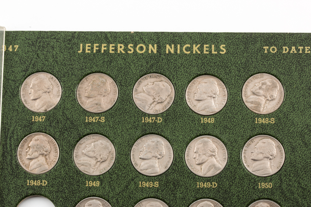 Set of Twenty-Nine Vintage Jefferson Nickels
