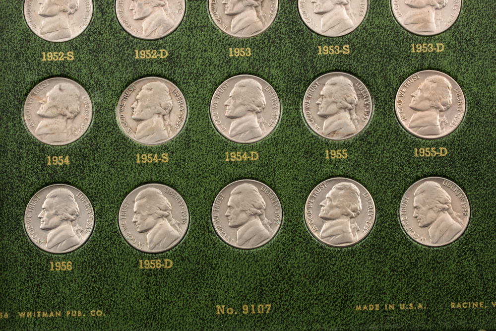 Set of Twenty-Nine Vintage Jefferson Nickels