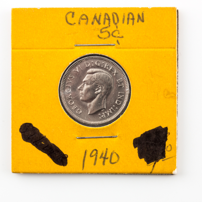 Two Vintage and Antique Canadian Coins