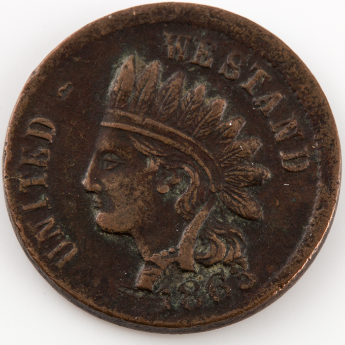 1863 Civil War Store Token