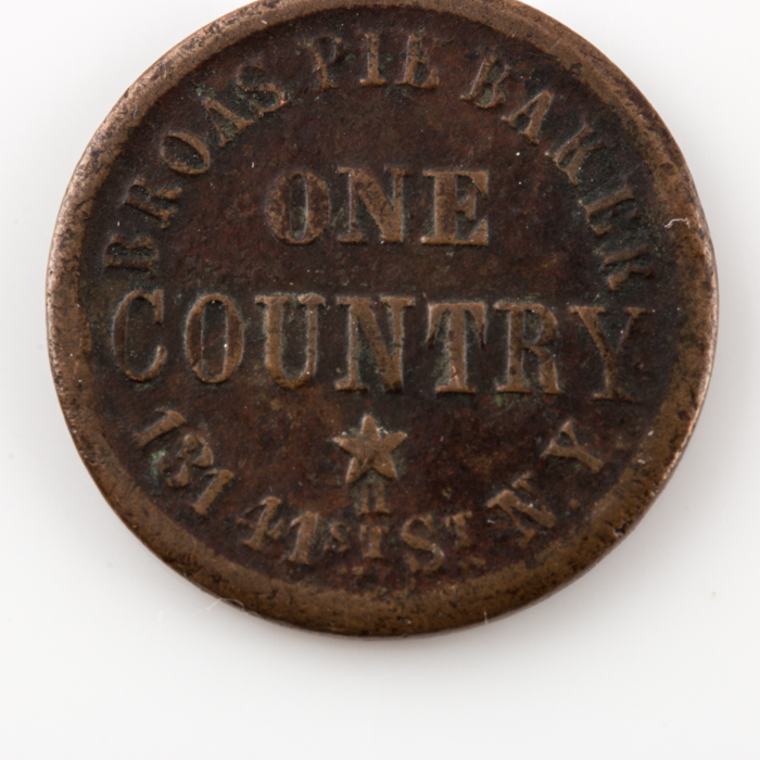 1863 Civil War Store Token