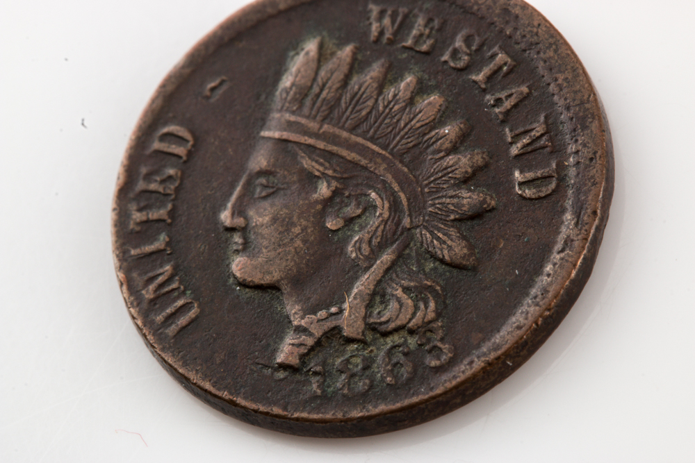 1863 Civil War Store Token