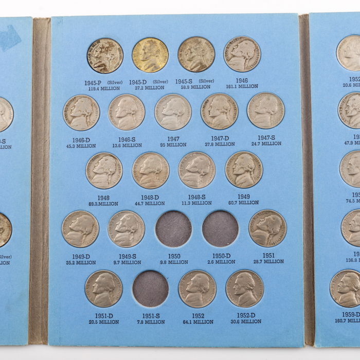 Whitman Binder of Jefferson Nickels