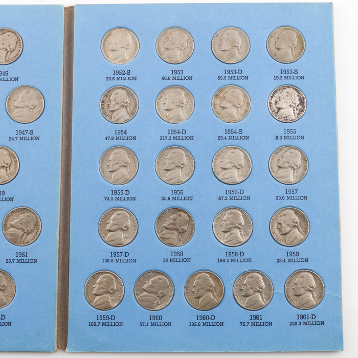 Whitman Binder of Jefferson Nickels