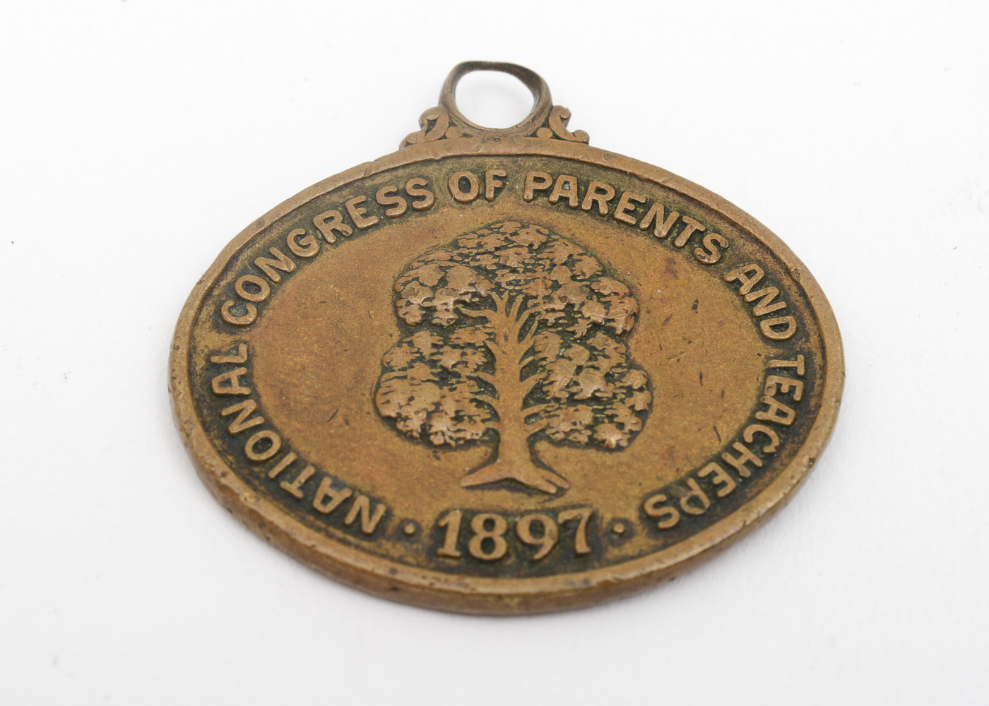 Victorian 1897 "National Congress of Parents and Teachers" Pendant