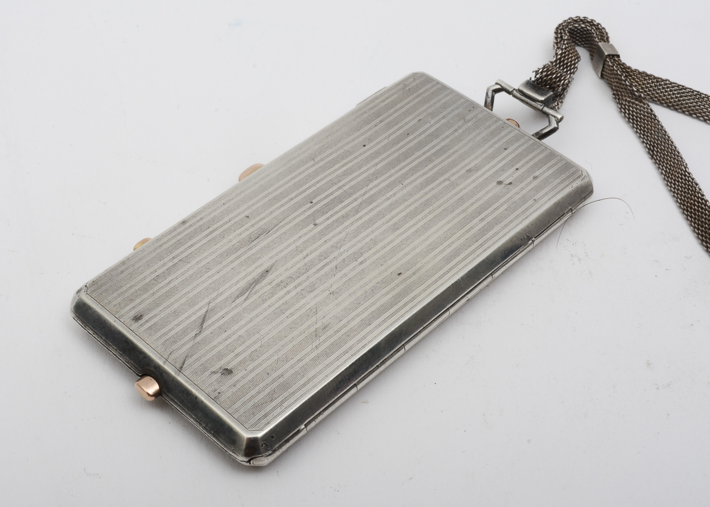 James E. Blake Co. Sterling Silver Monogrammed Compact Purse