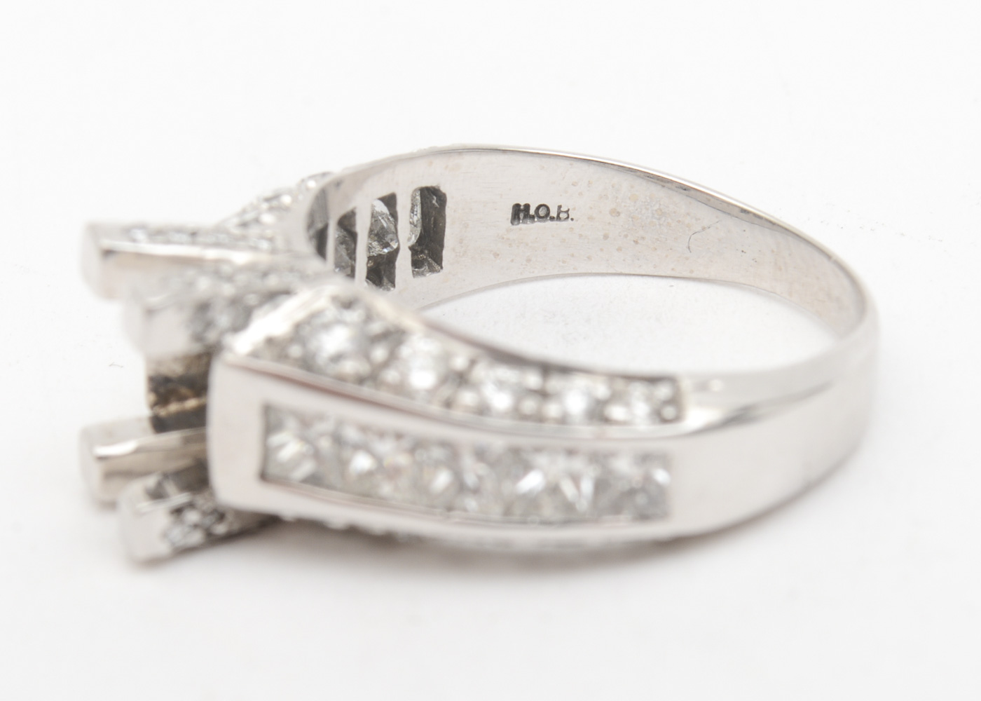 18K White Gold and 1.50 CTW Diamond Semi-Mount