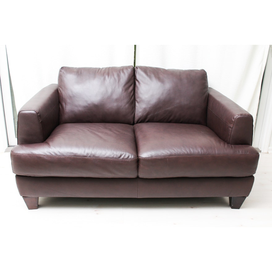 Leather Loveseat