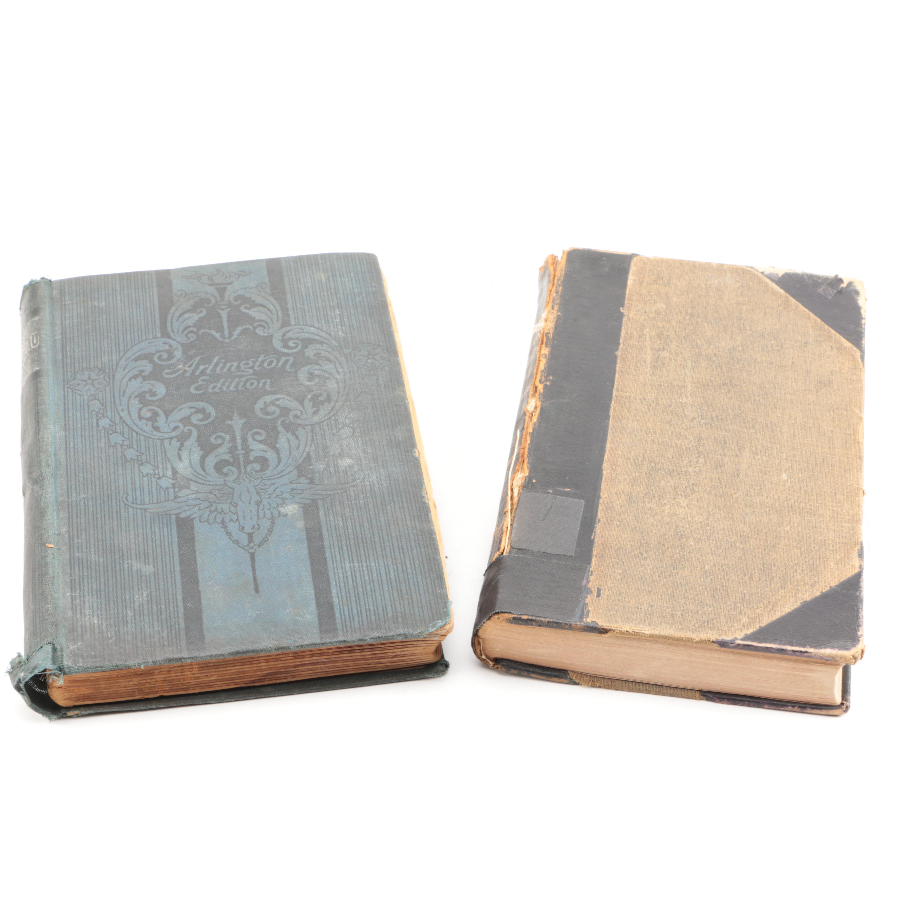 Antique Books - "l'Abandon à la Providence Divine" and "The Clémenceau Case"