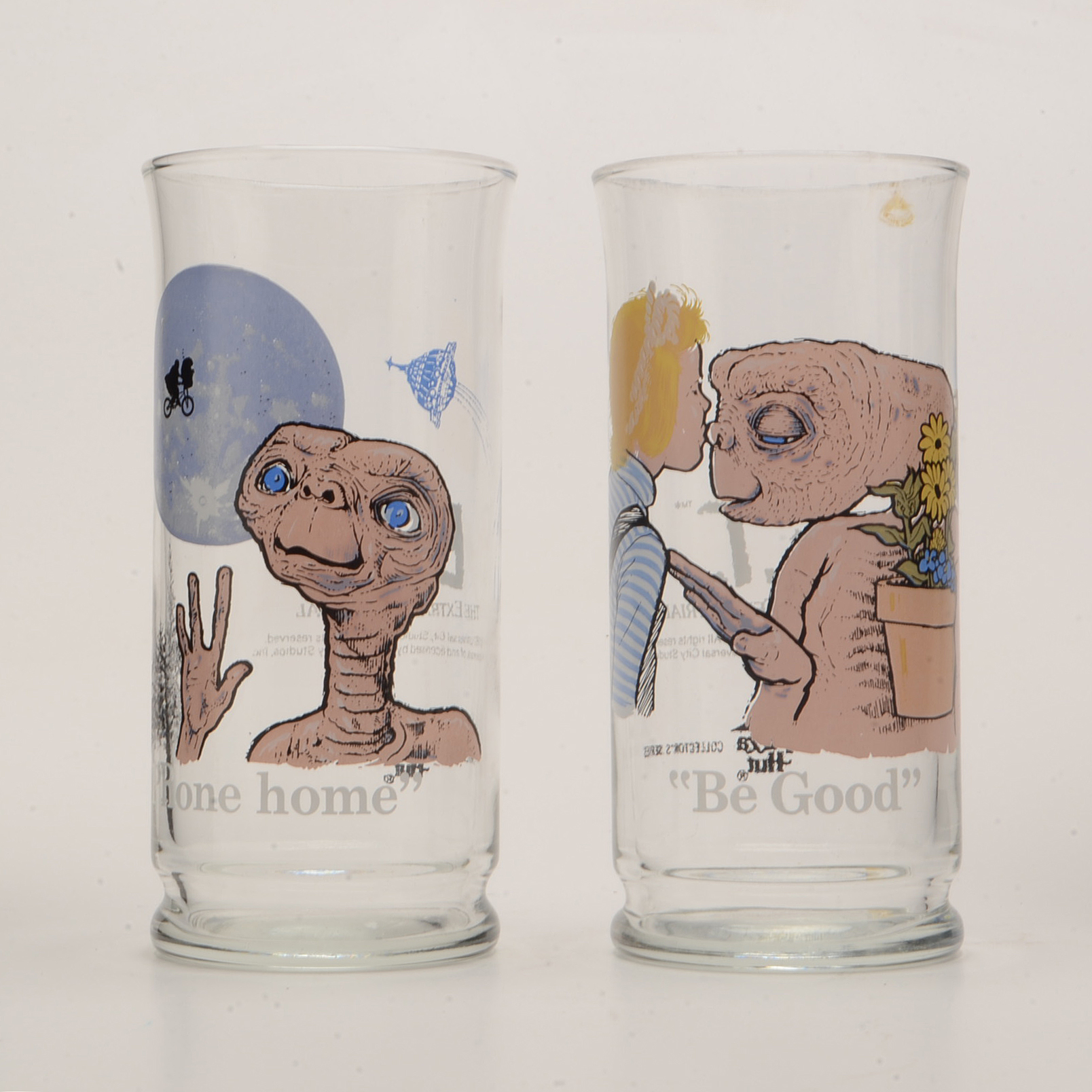 "E.T. The Extra-Terrestrial" Pizza Hut Collector's Series Glasses