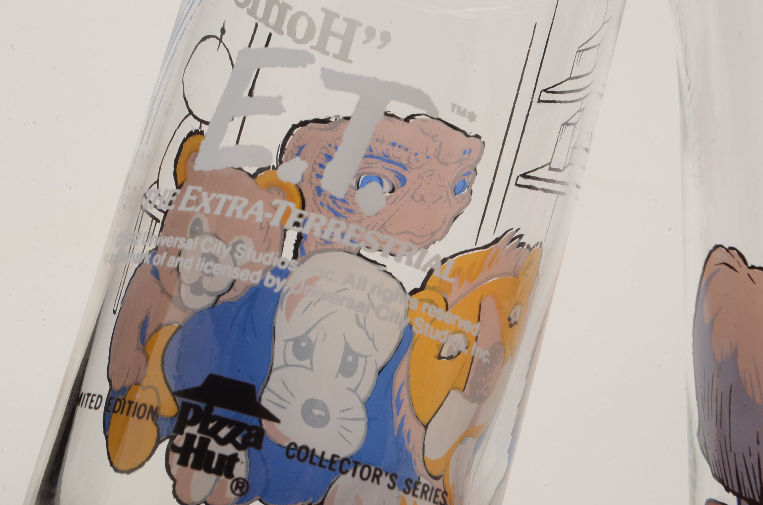 "E.T. The Extra-Terrestrial" Pizza Hut Collector's Series Glasses