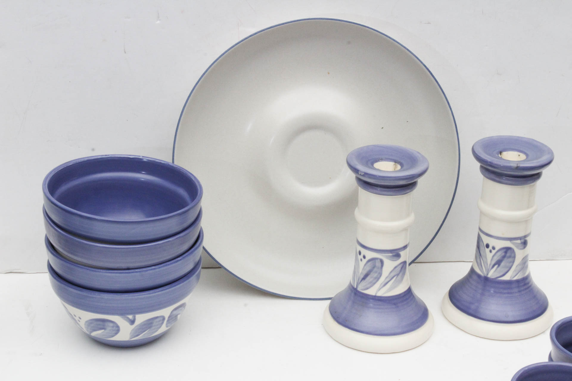 Pfaltzgraff Blue on Cream Stoneware