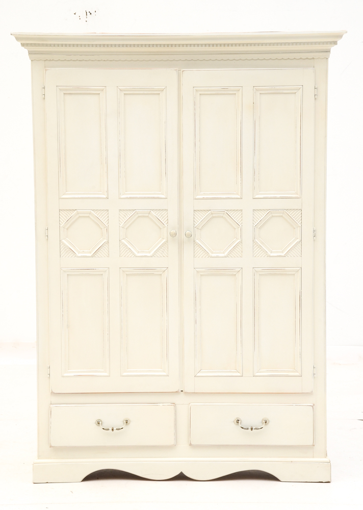 White Television Wardrobe by Lexington Furniture