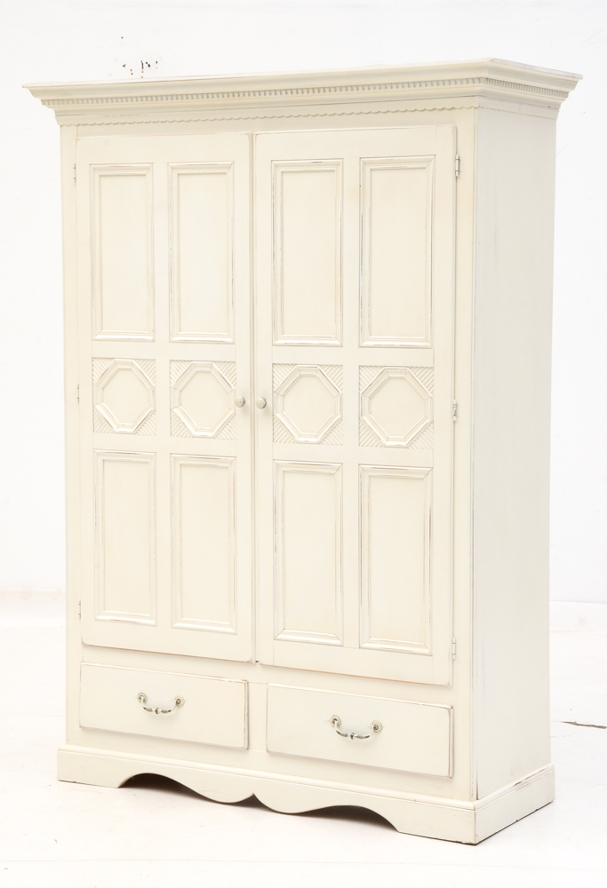White Television Wardrobe by Lexington Furniture