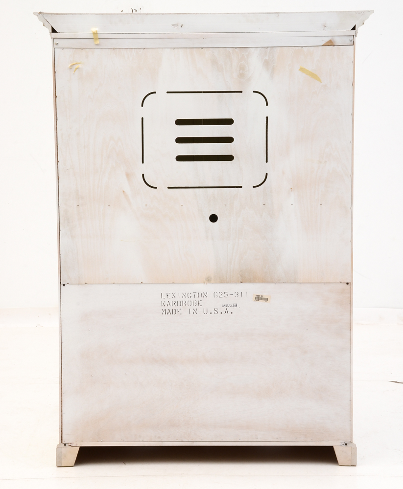 White Television Wardrobe by Lexington Furniture