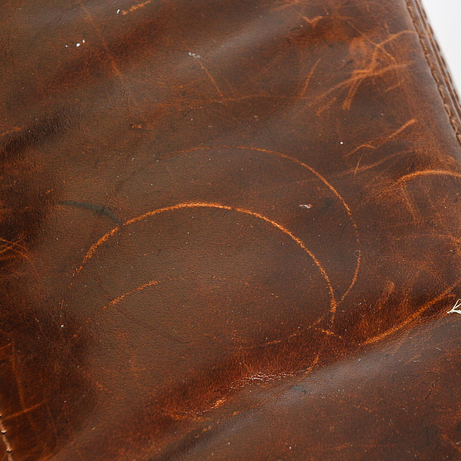 Restoration Hardware Leather Sofa with Ottoman