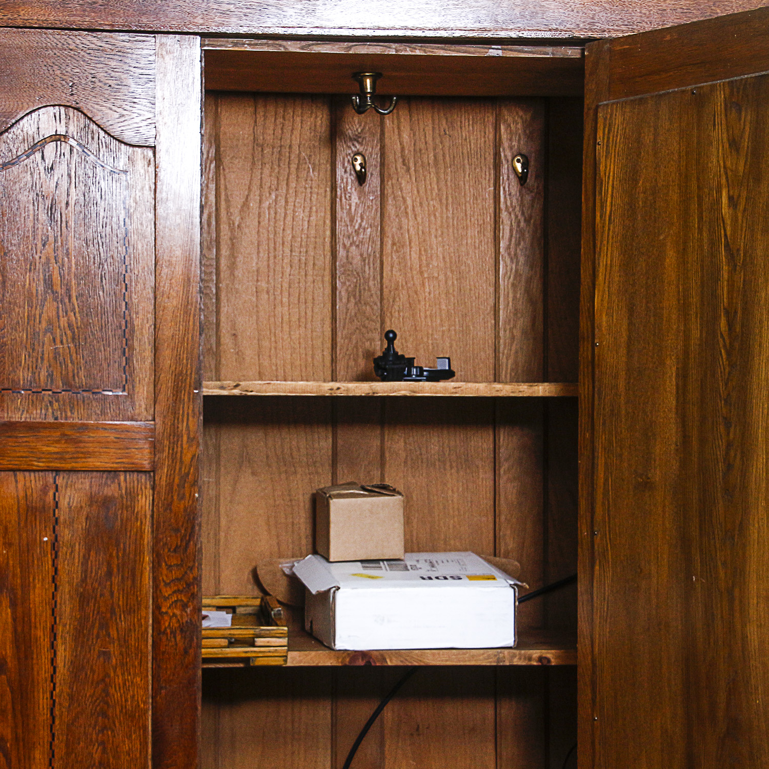 Converted Quarter-Sawn Oak Wardrobe
