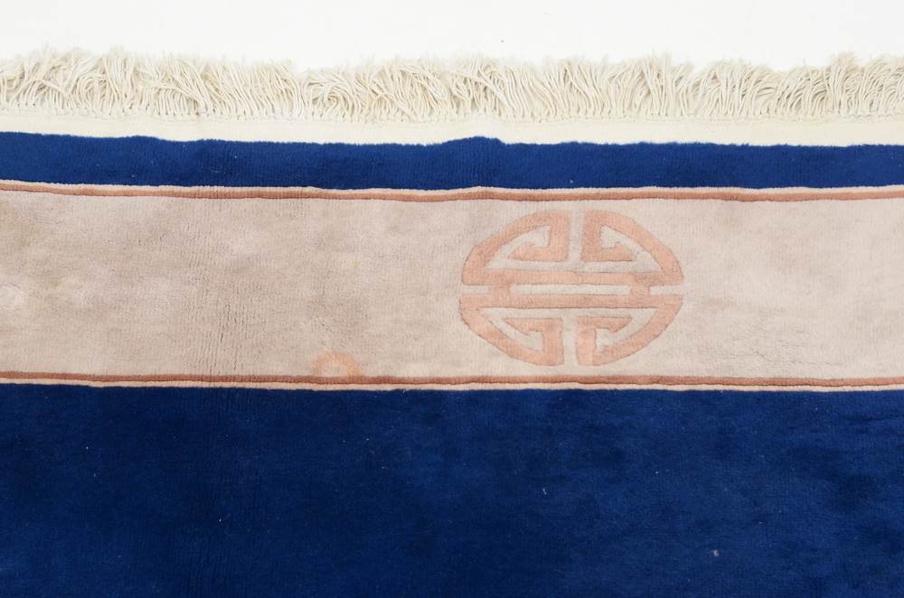 Hand-Knotted Chinese Old Peking Style Wool Area Rug