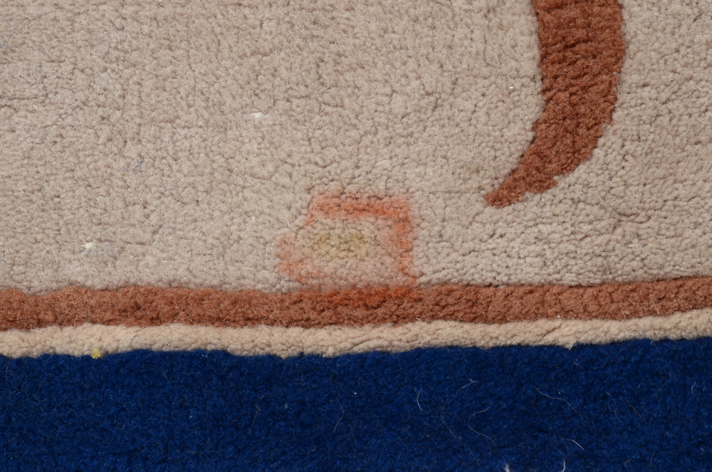 Hand-Knotted Chinese Old Peking Style Wool Area Rug