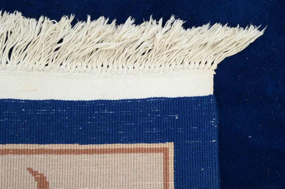 Hand-Knotted Chinese Old Peking Style Wool Area Rug