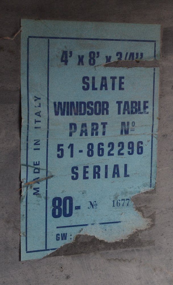 Windsor Slate Billiard Table and Accessories
