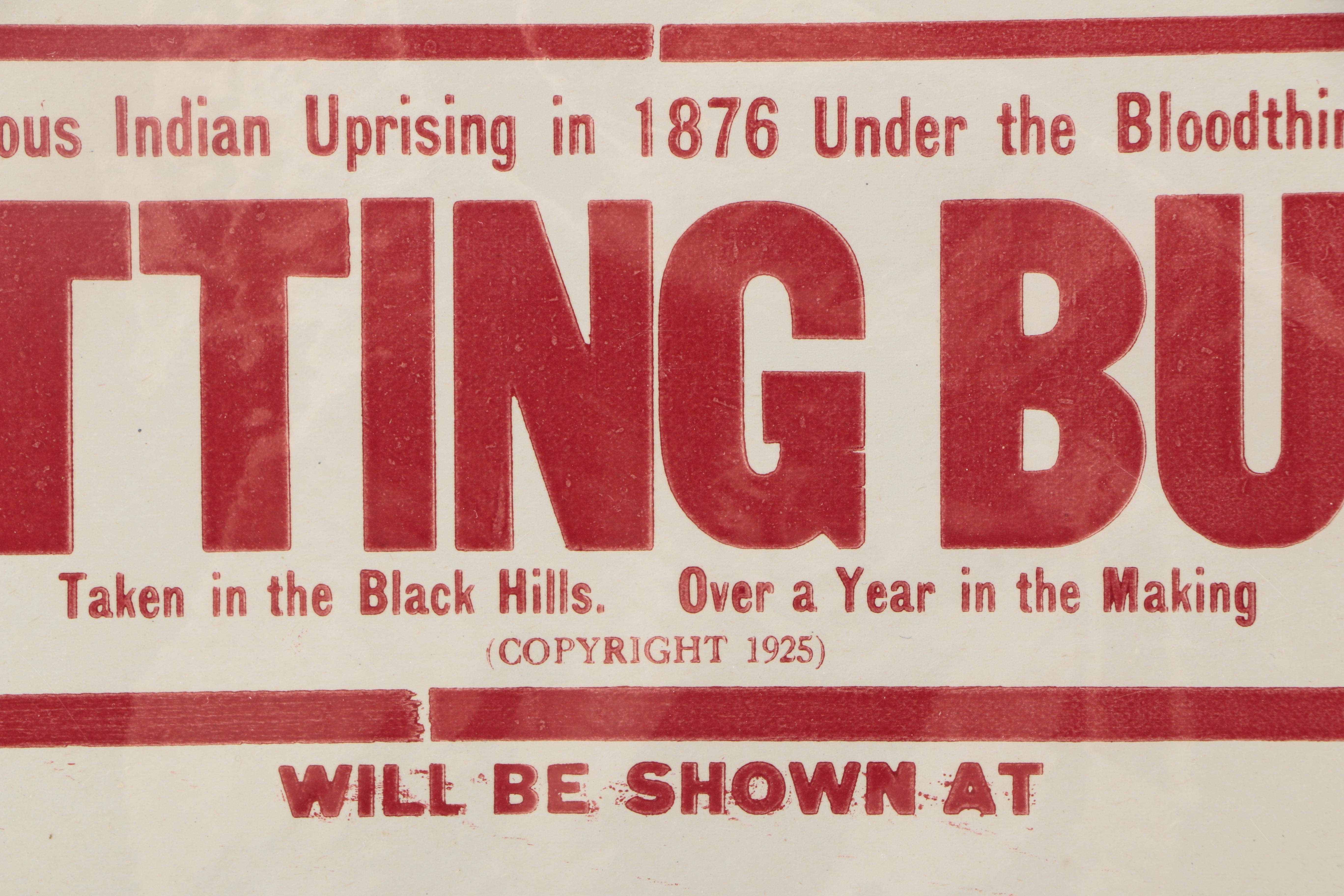 Posters Including "Custer's Last Fight" Promotional Print