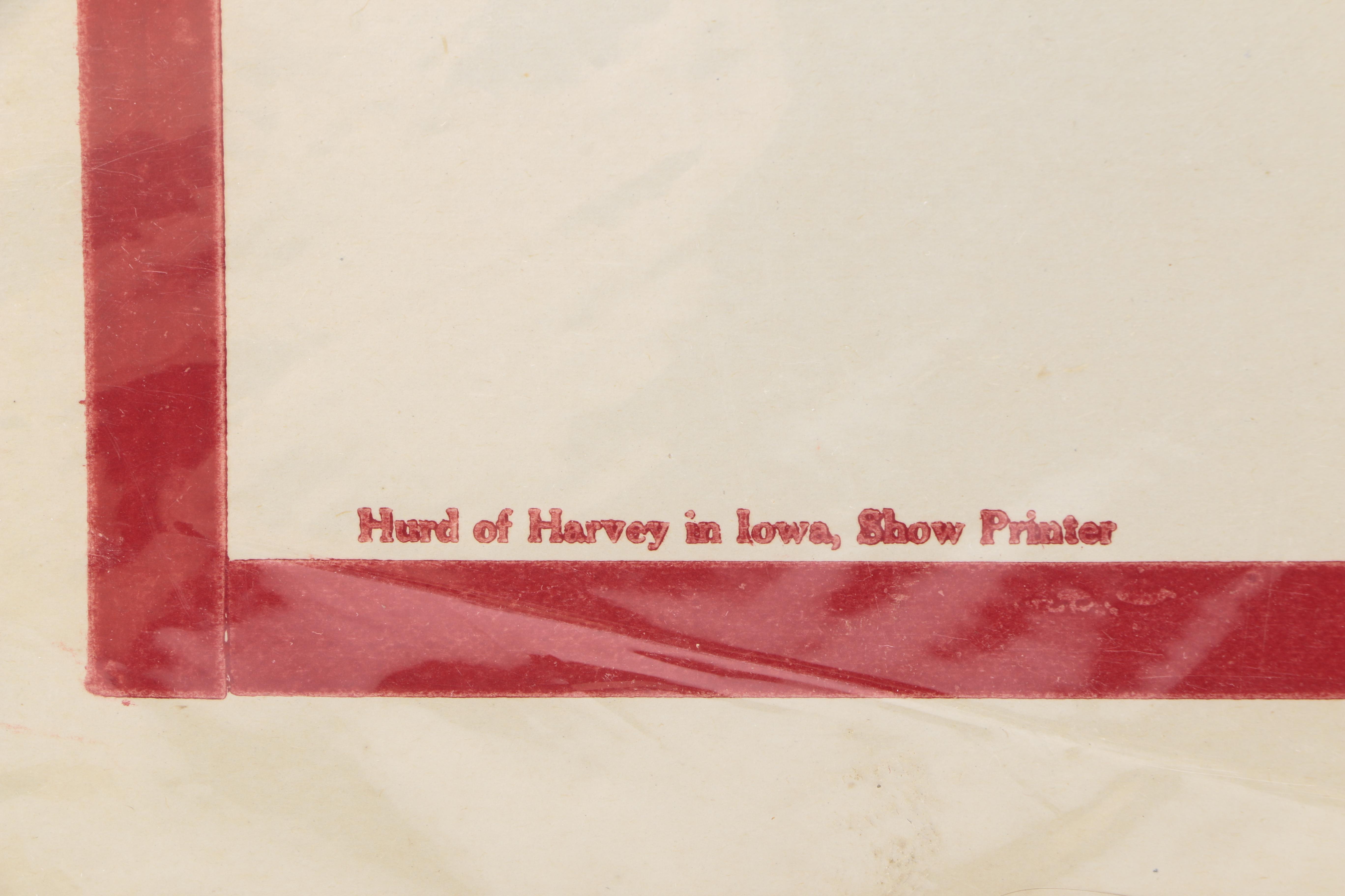 Posters Including "Custer's Last Fight" Promotional Print