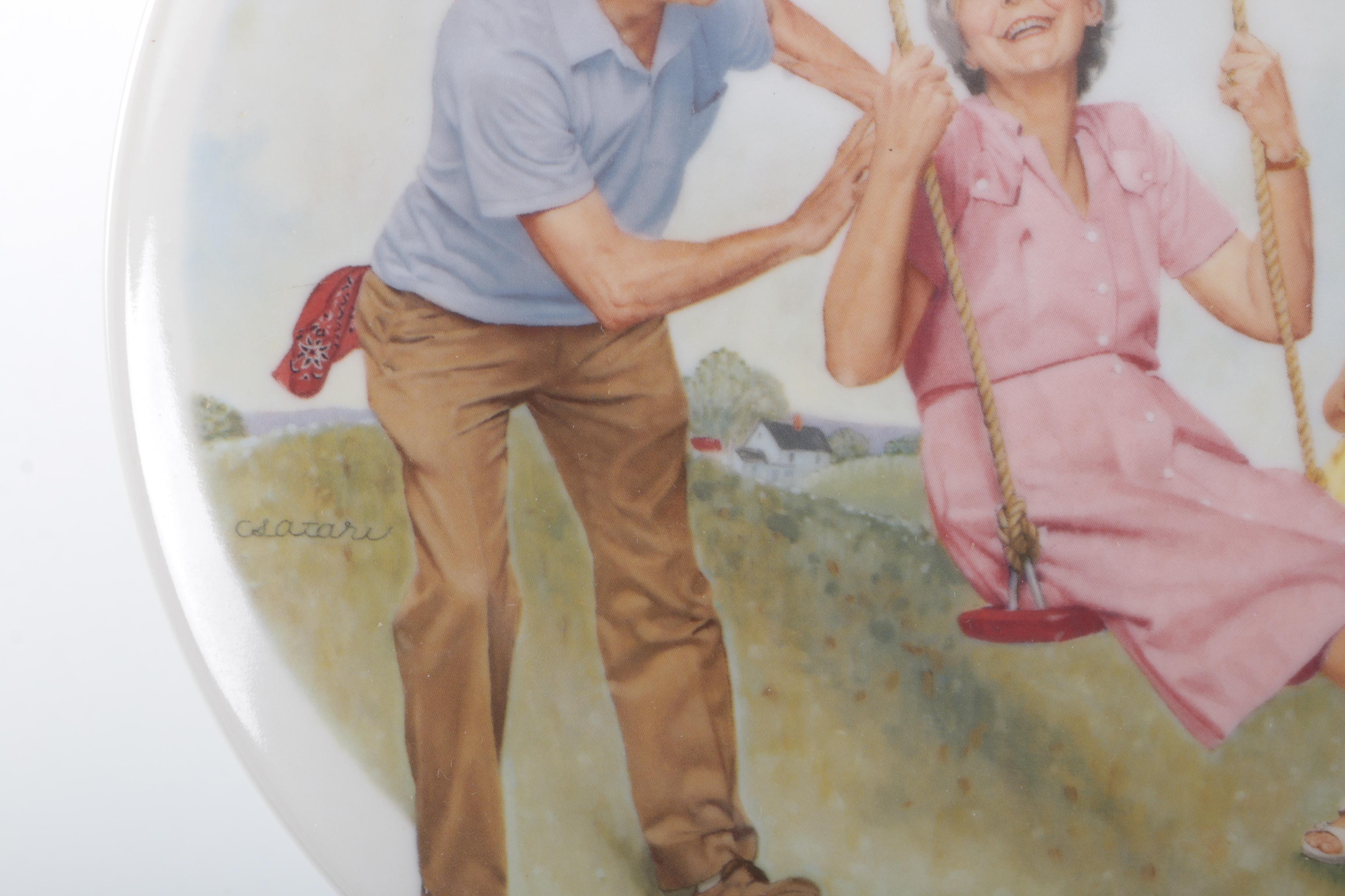 Limited Edition Collector's Plates After Joseph Csatari and Yoshinobu Hara