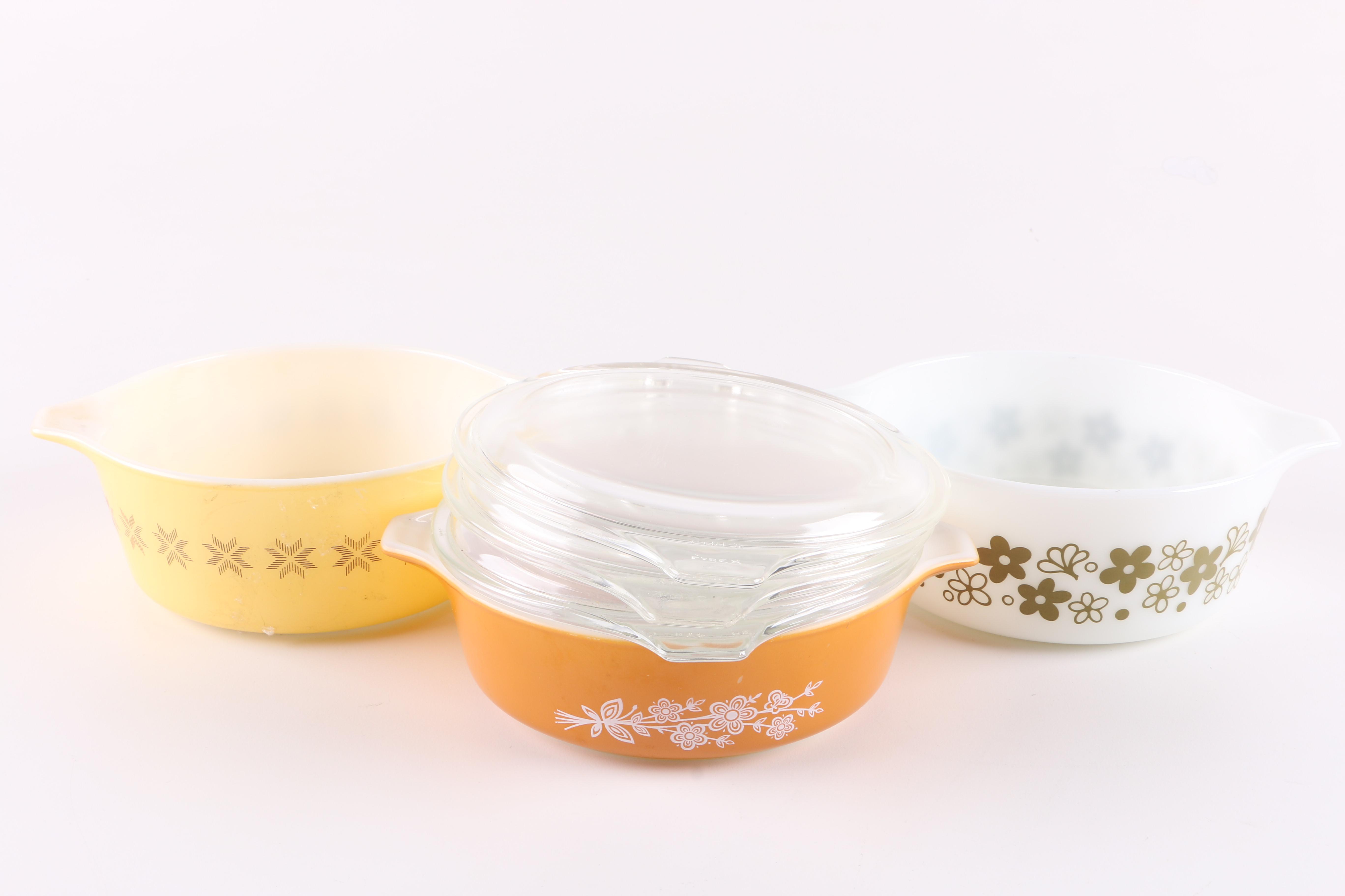 Collection of Pyrex Dishes