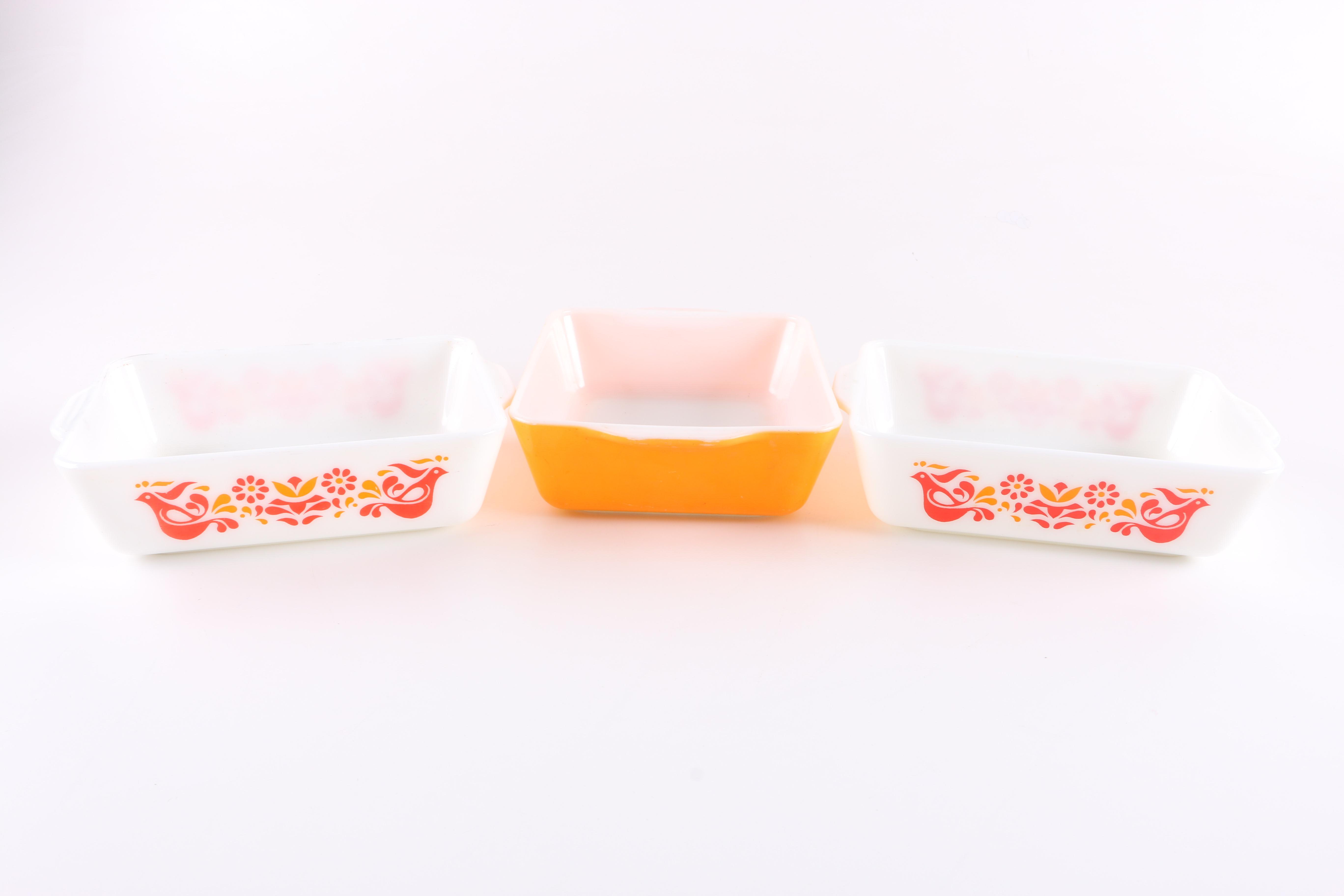 Collection of Pyrex Dishes