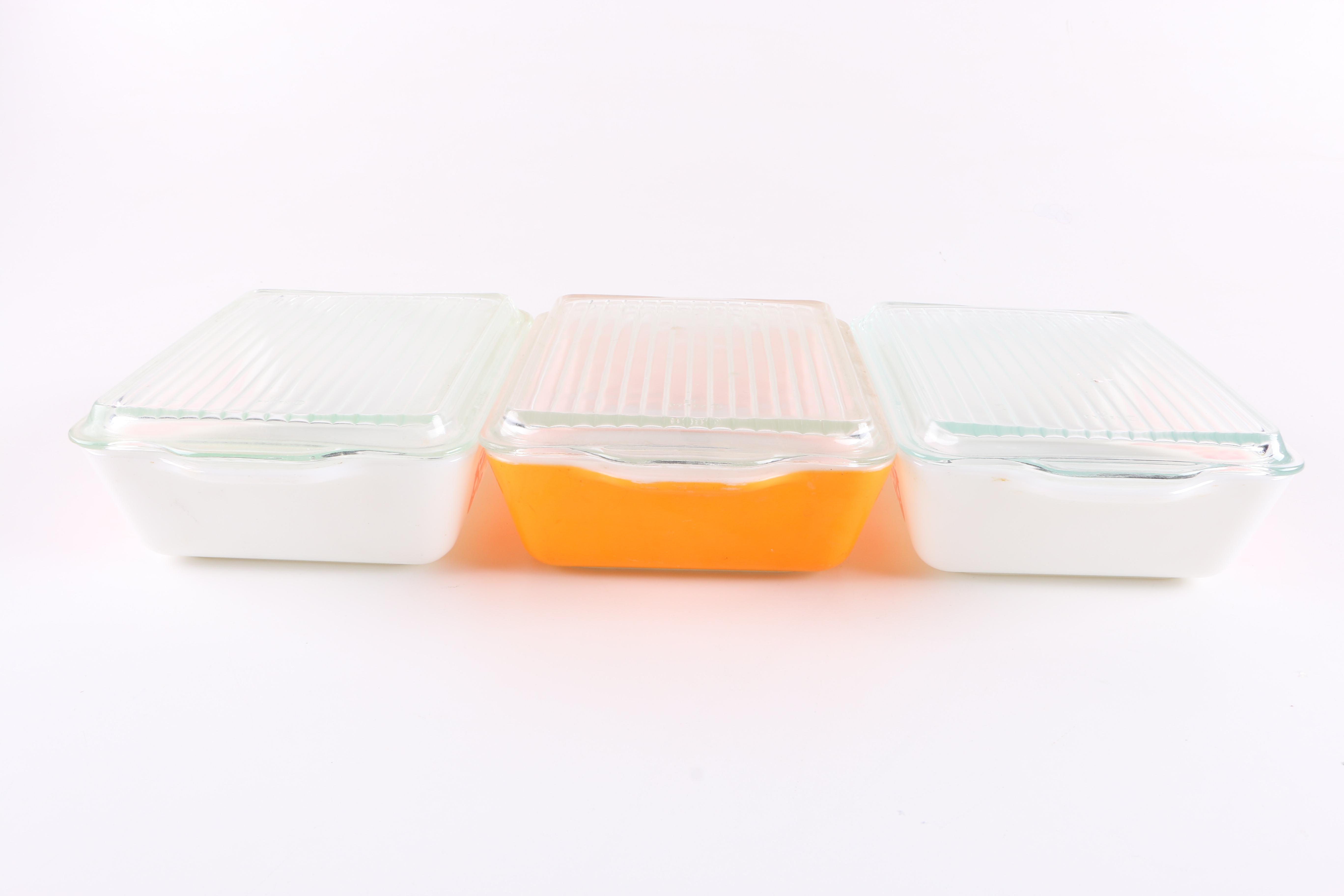 Collection of Pyrex Dishes