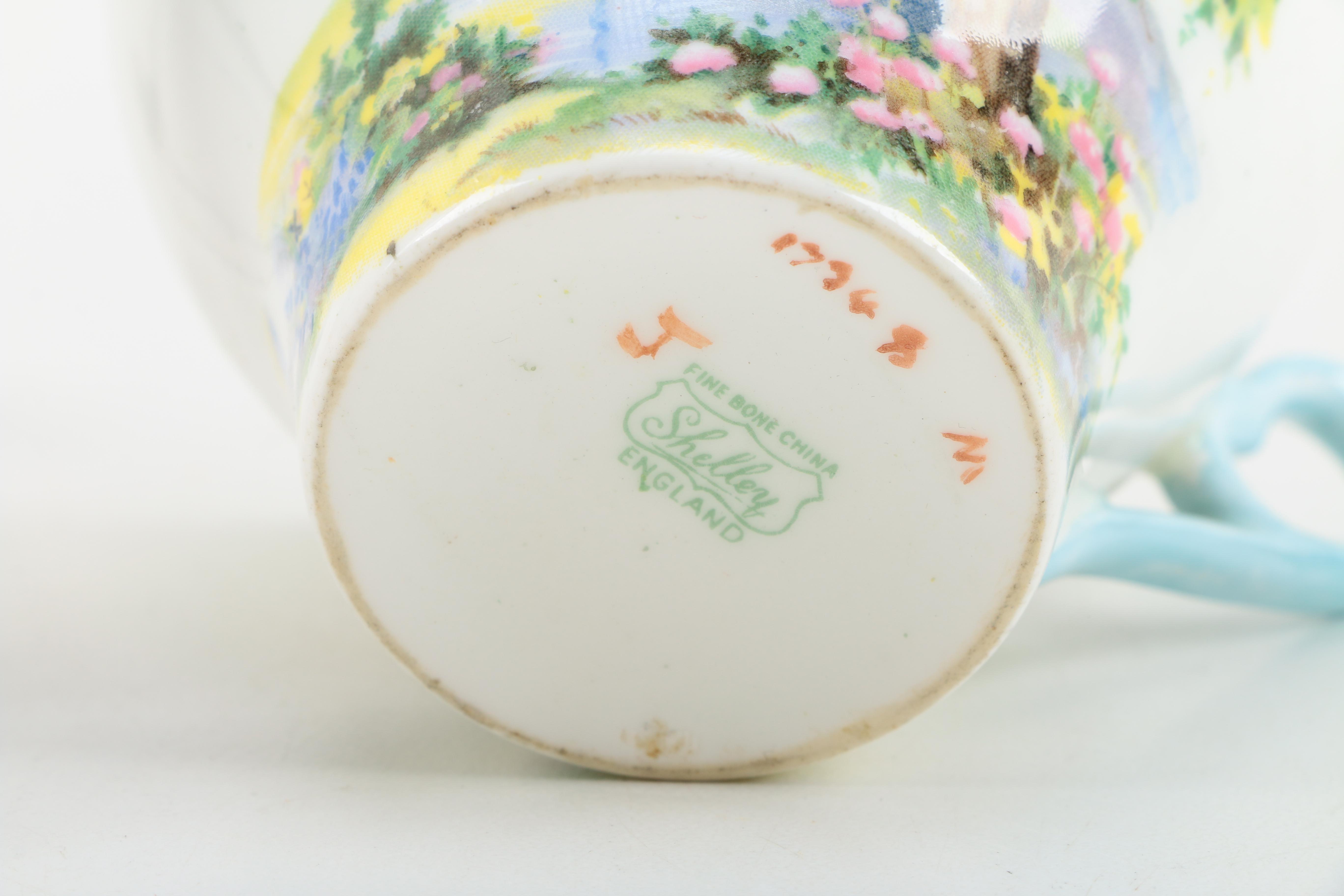 Porcelain Teacup and Saucer Assortment