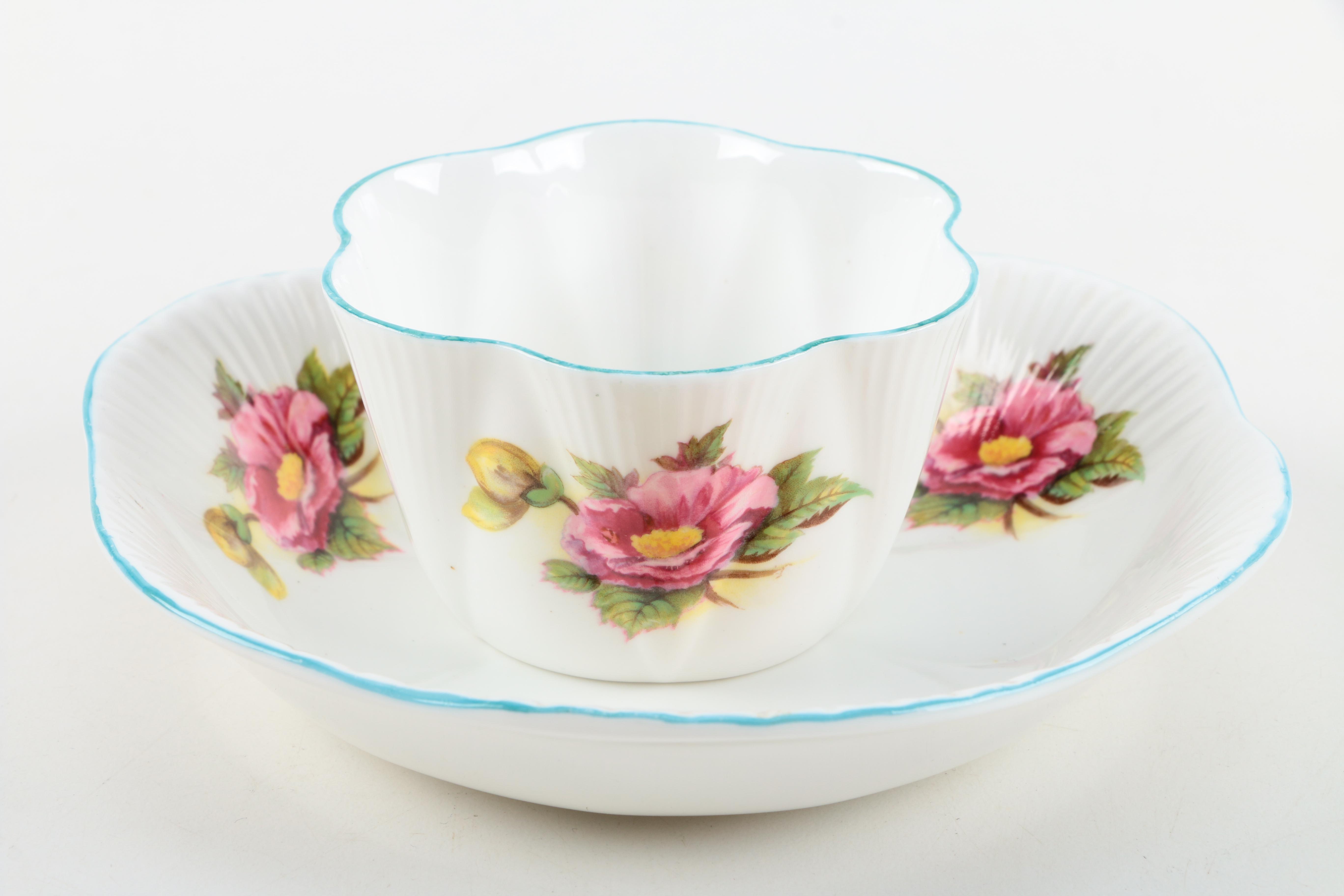 Porcelain Teacup and Saucer Assortment