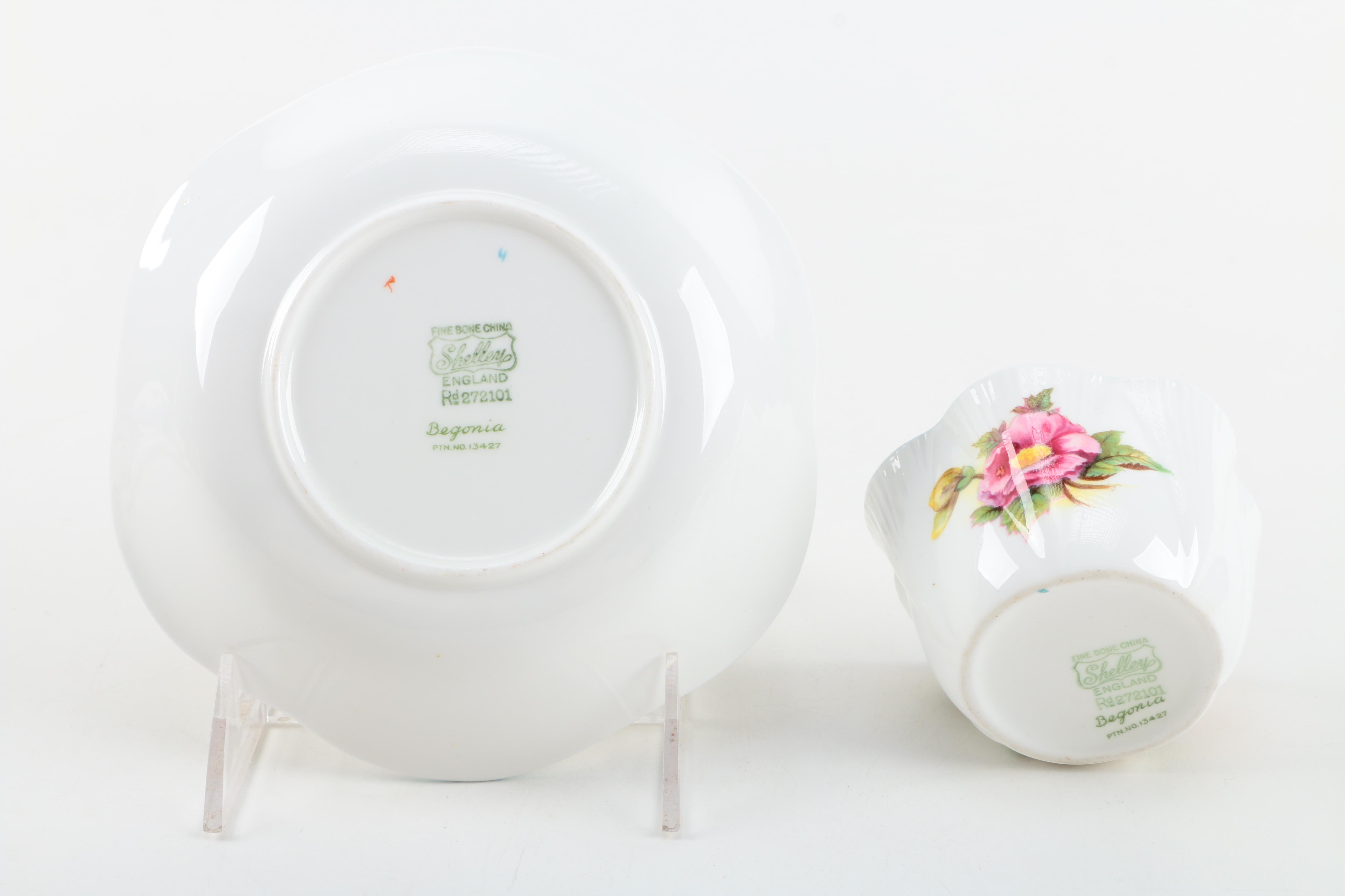 Porcelain Teacup and Saucer Assortment