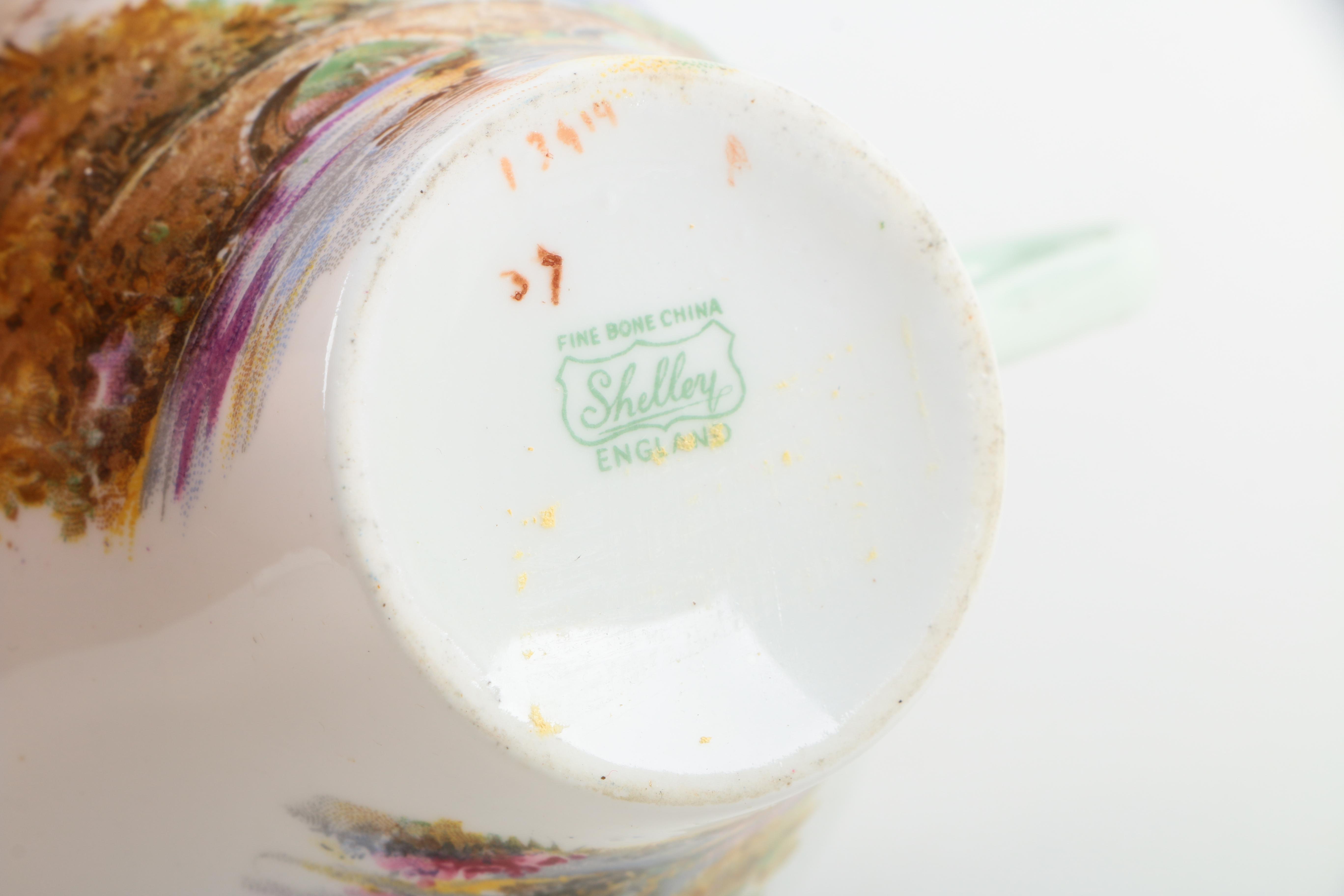 Porcelain Teacup and Saucer Assortment