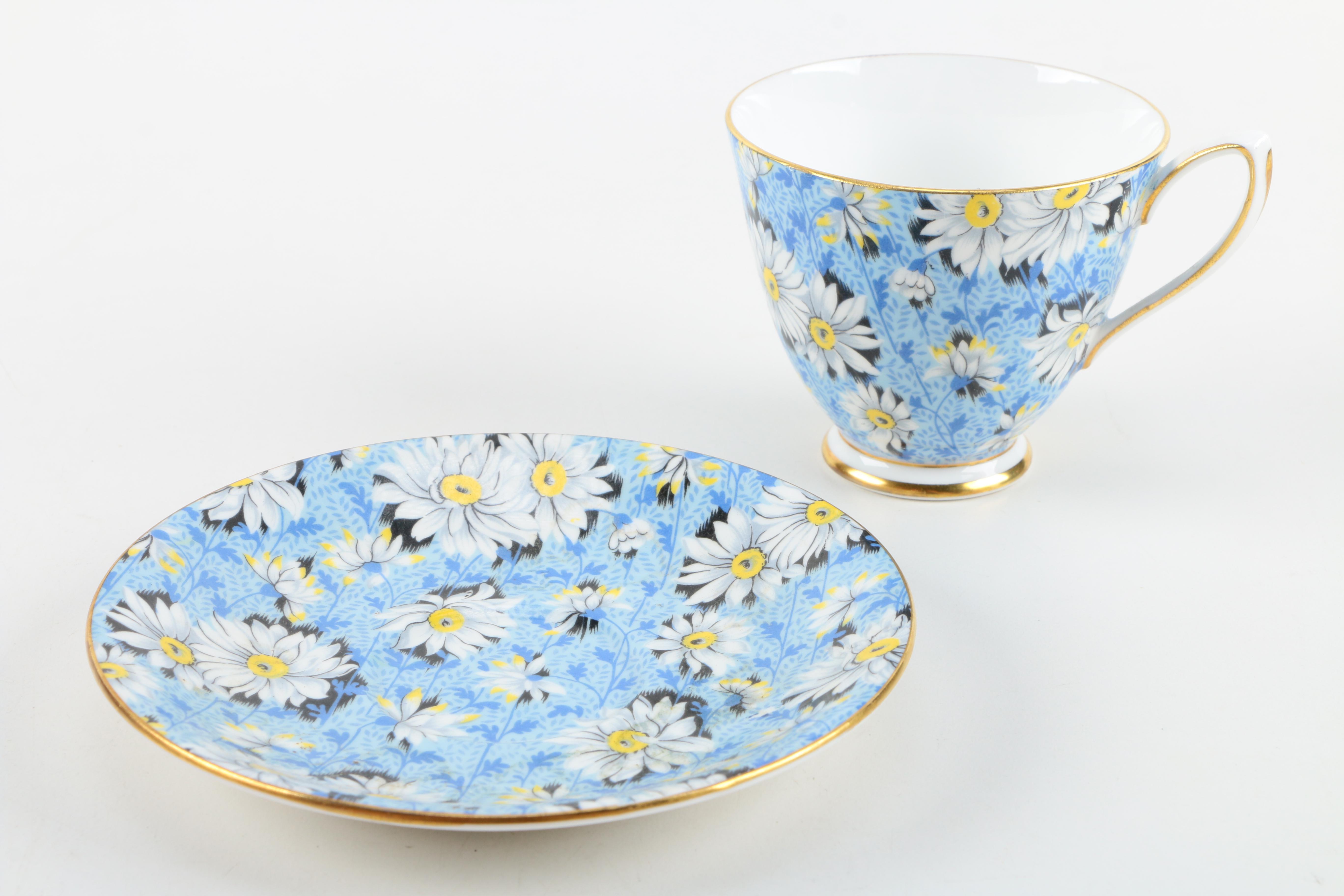 Porcelain Teacup and Saucer Assortment