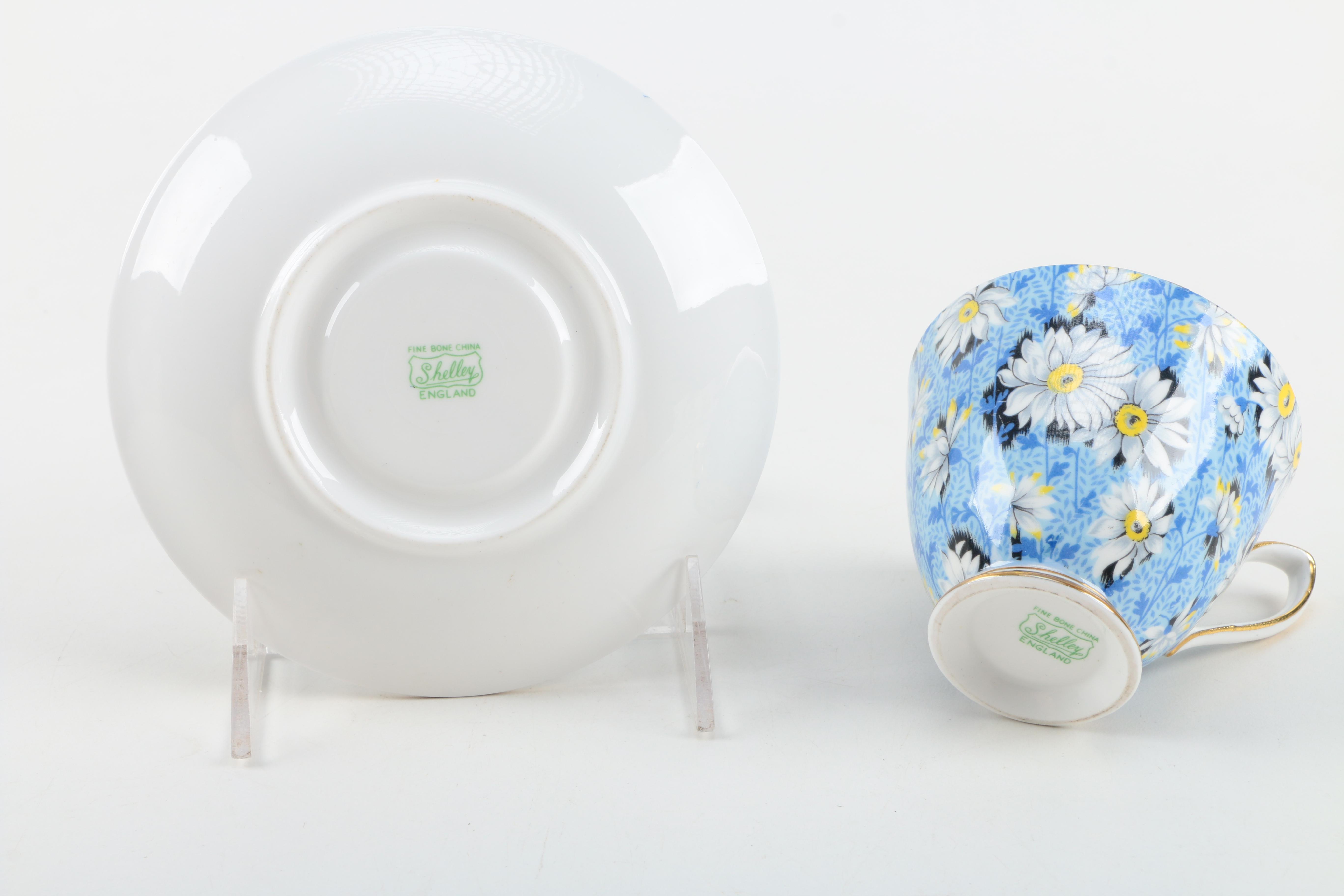 Porcelain Teacup and Saucer Assortment