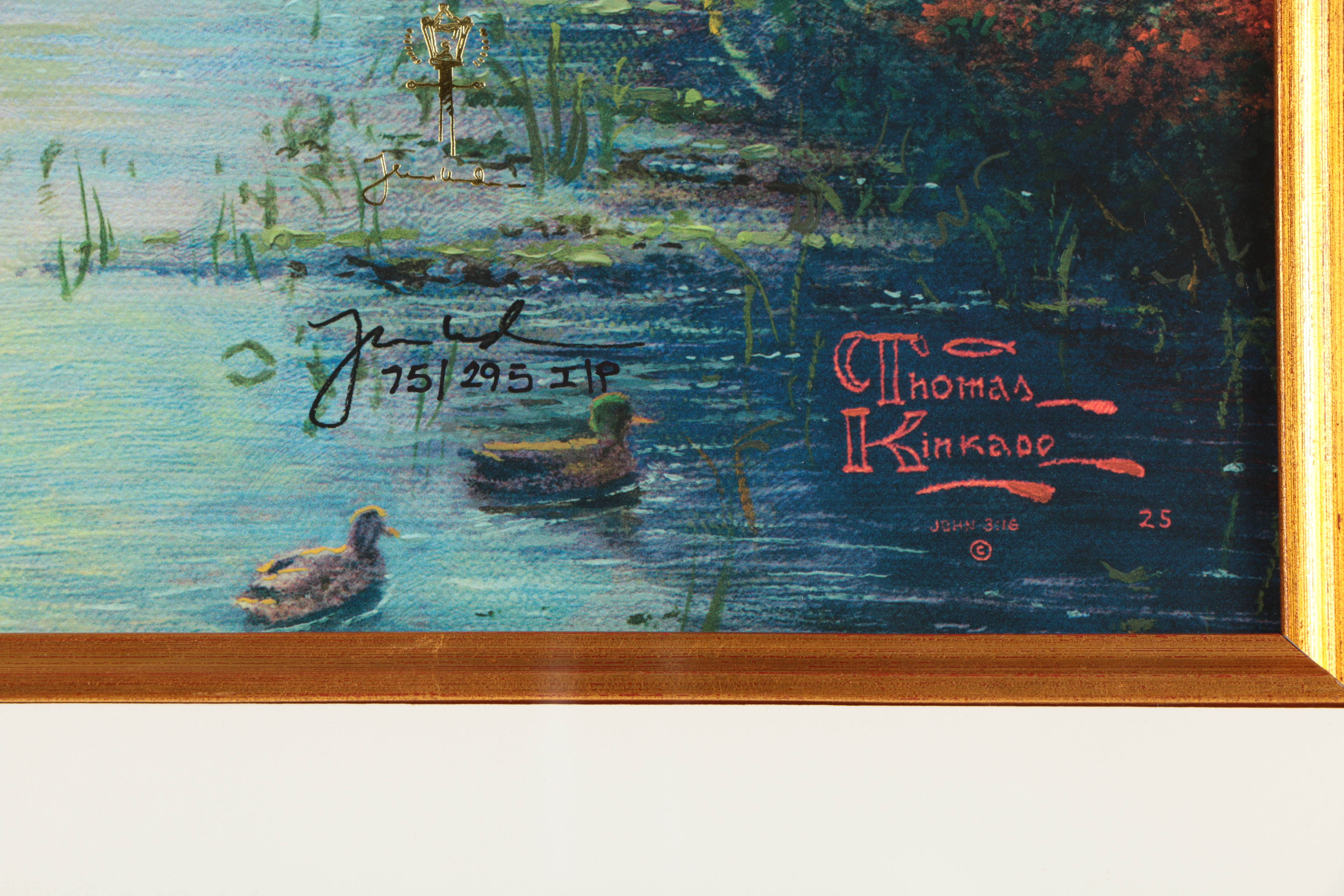 Thomas Kinkade Limited Edition Giclee on Paper "Enchanted Cottages I"