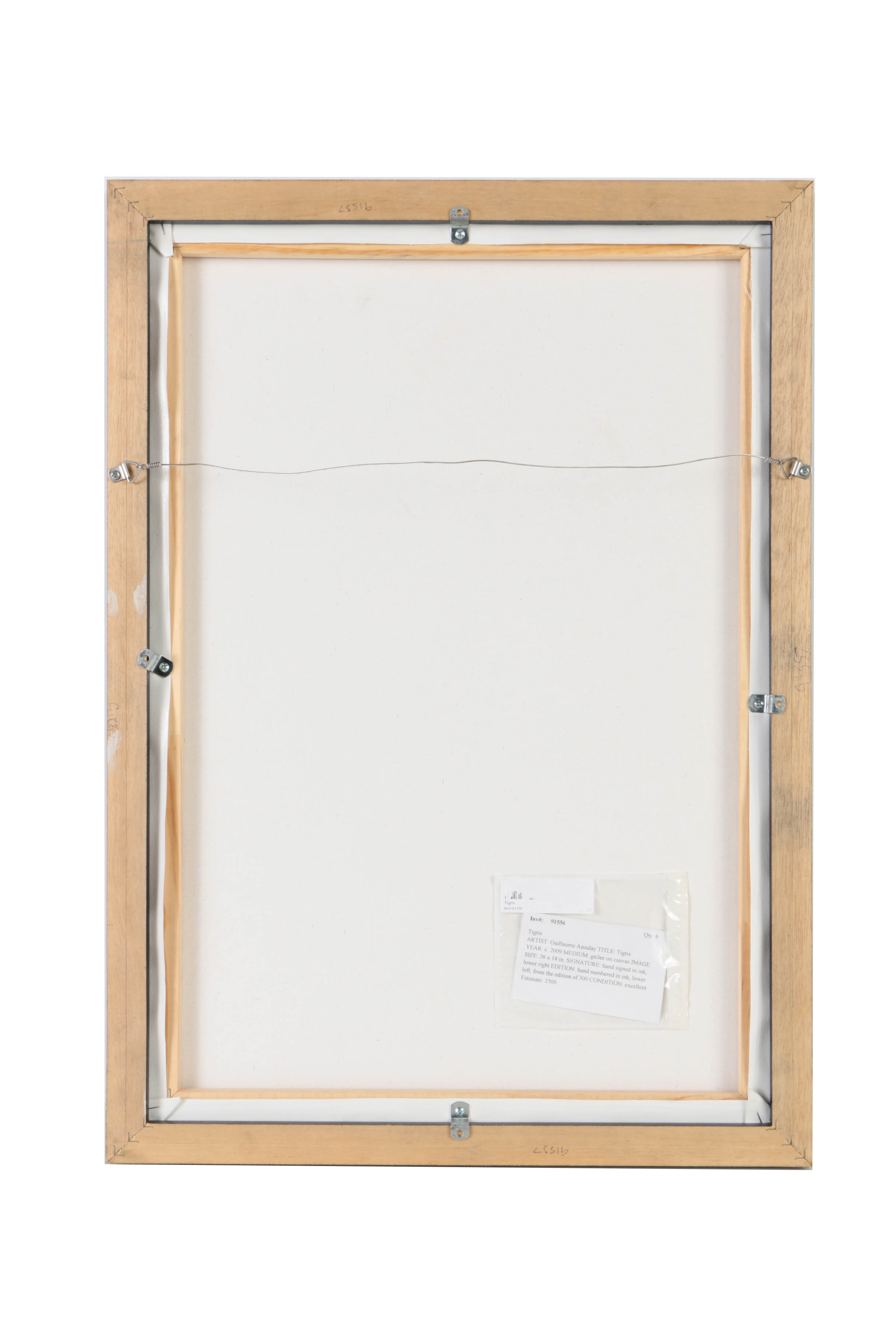 Guillaume Azoulay Limited Edition Giclee on Canvas "Tigris"