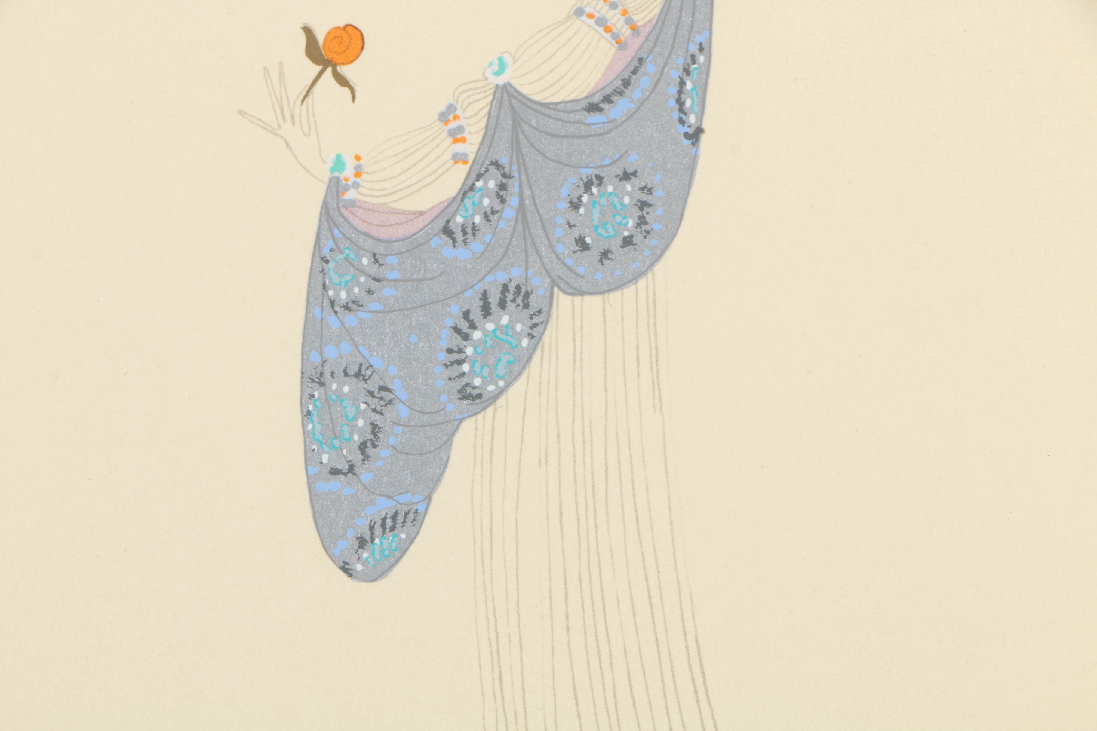 Erté Artist's Proof Lithograph on Paper of a Woman