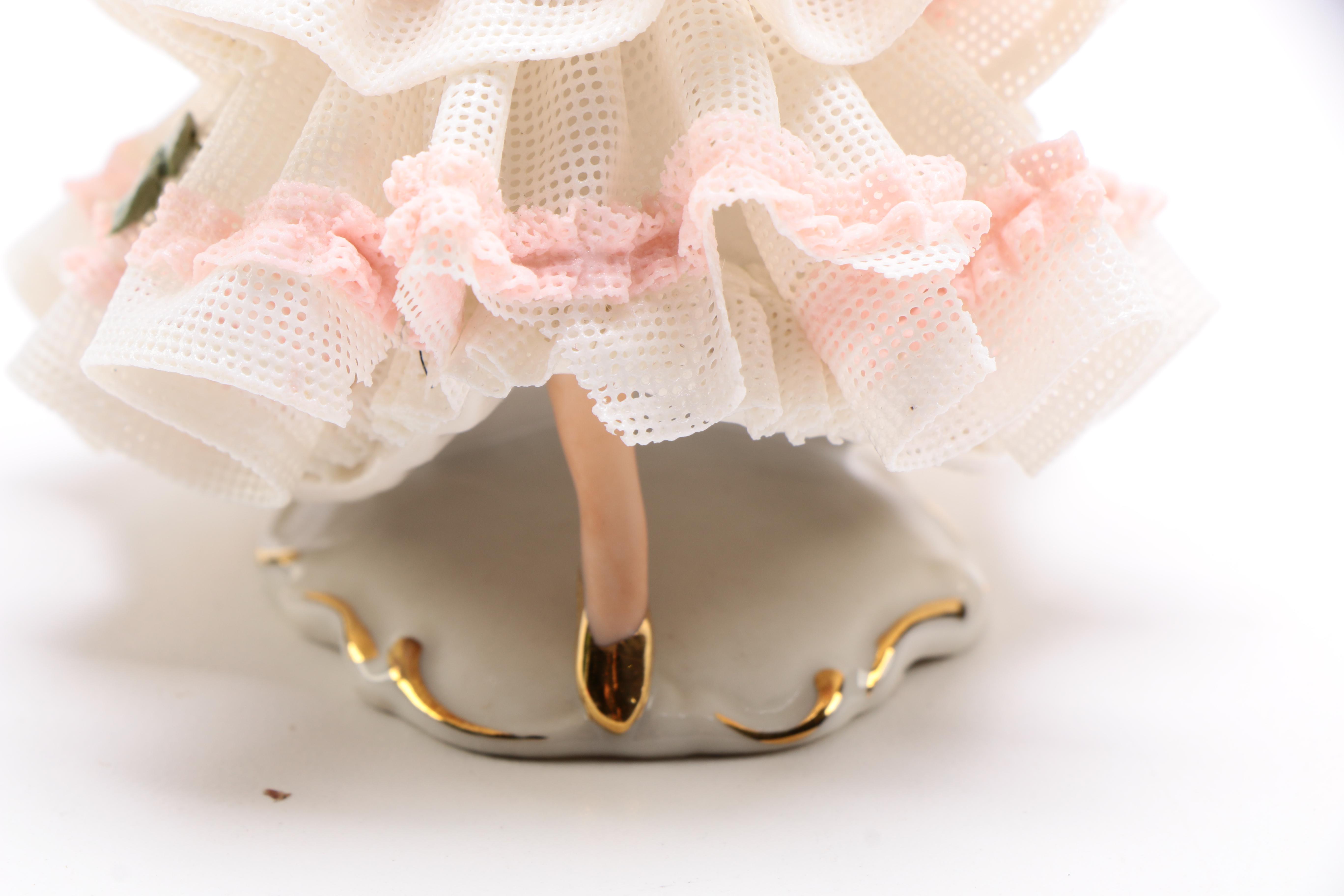 Dresden "Lace" Porcelain Figurine