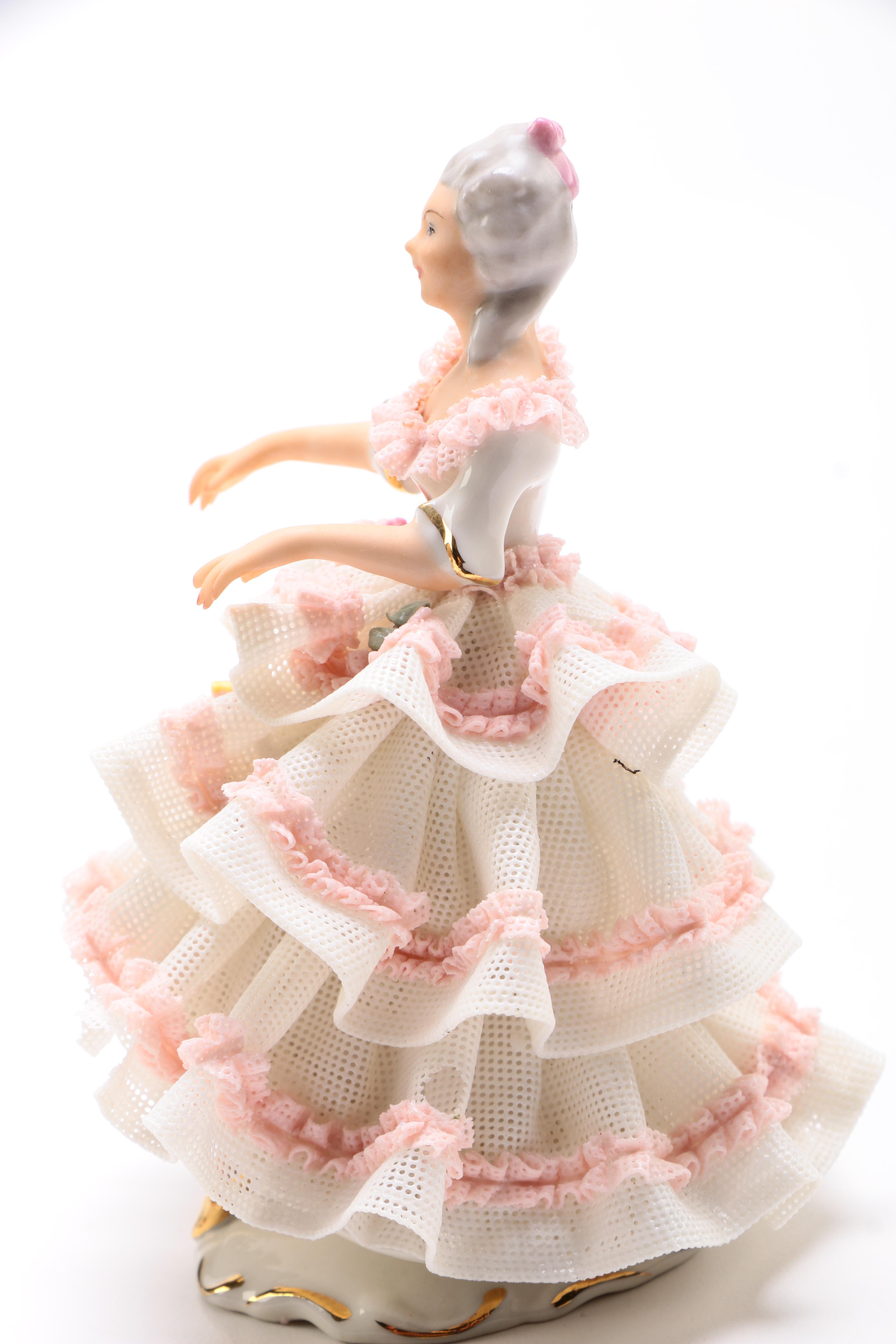 Dresden "Lace" Porcelain Figurine