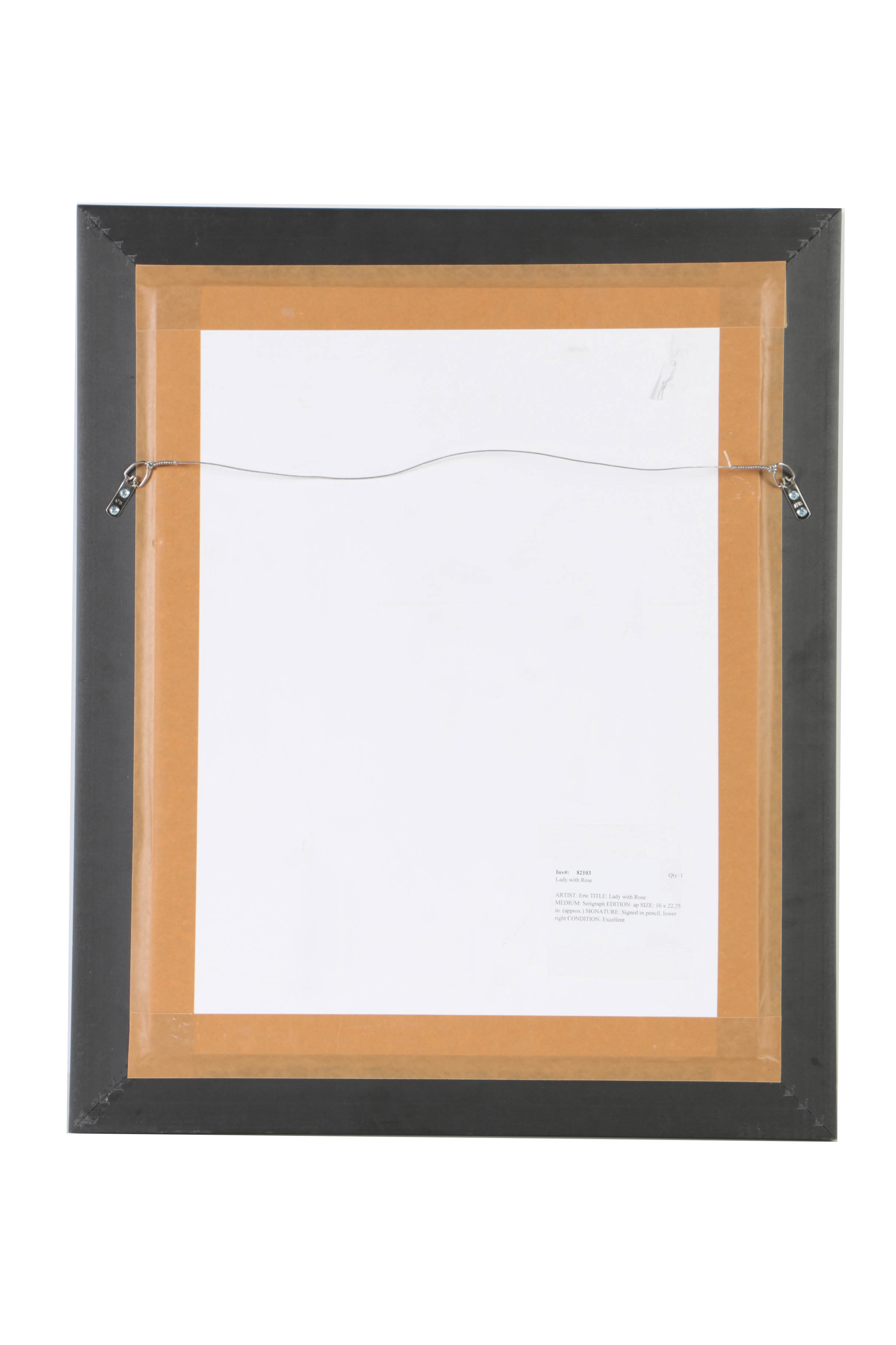 Erté Artist's Proof Lithograph on Paper of a Woman