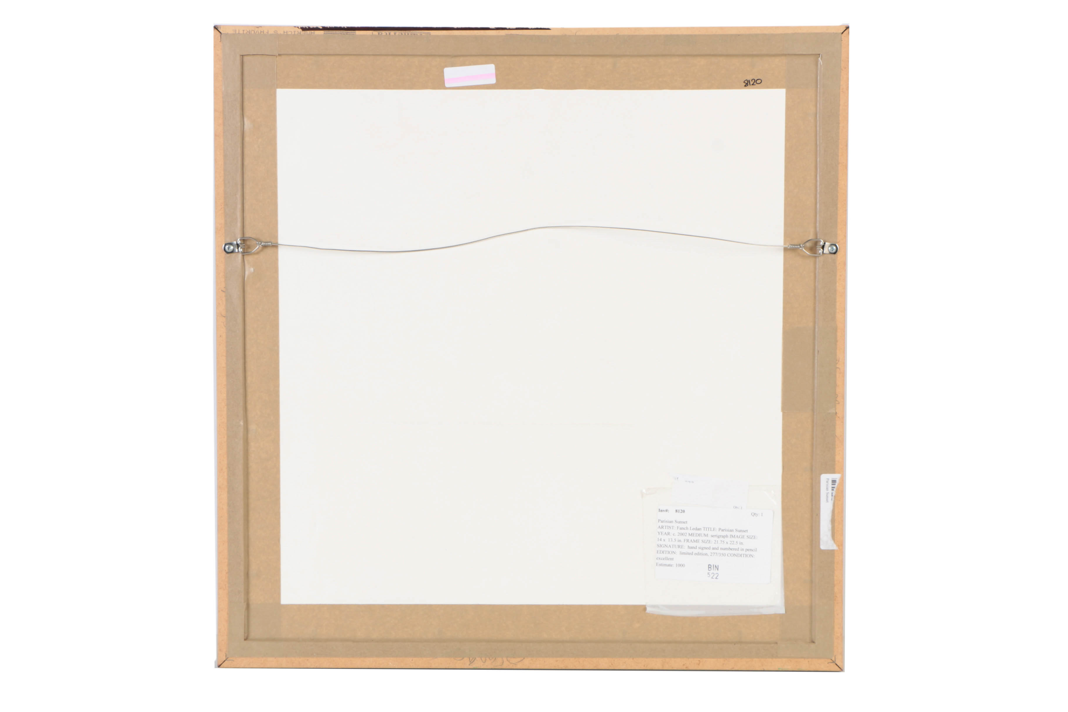 Fanch Ledan Signed Limited Edition Giclée on Paper "Parisian Sunset"